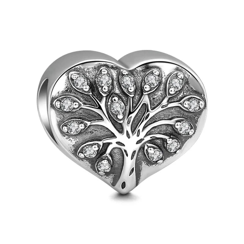 2025 New S925 Silver Spring Ball Bear Cross Pendant Suitable for Original Bracelets DIY Accessories Women's Charm Jewelry Gifts