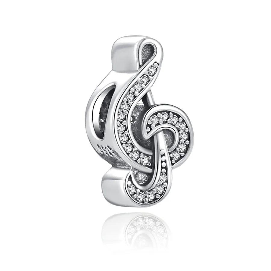 2025 New S925 Silver Spring Ball Bear Cross Pendant Suitable for Original Bracelets DIY Accessories Women's Charm Jewelry Gifts