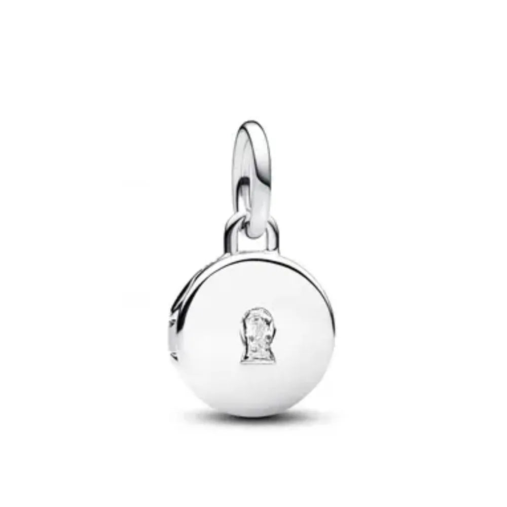 2025 New S925 Silver Spring Ball Bear Cross Pendant Suitable for Original Bracelets DIY Accessories Women's Charm Jewelry Gifts